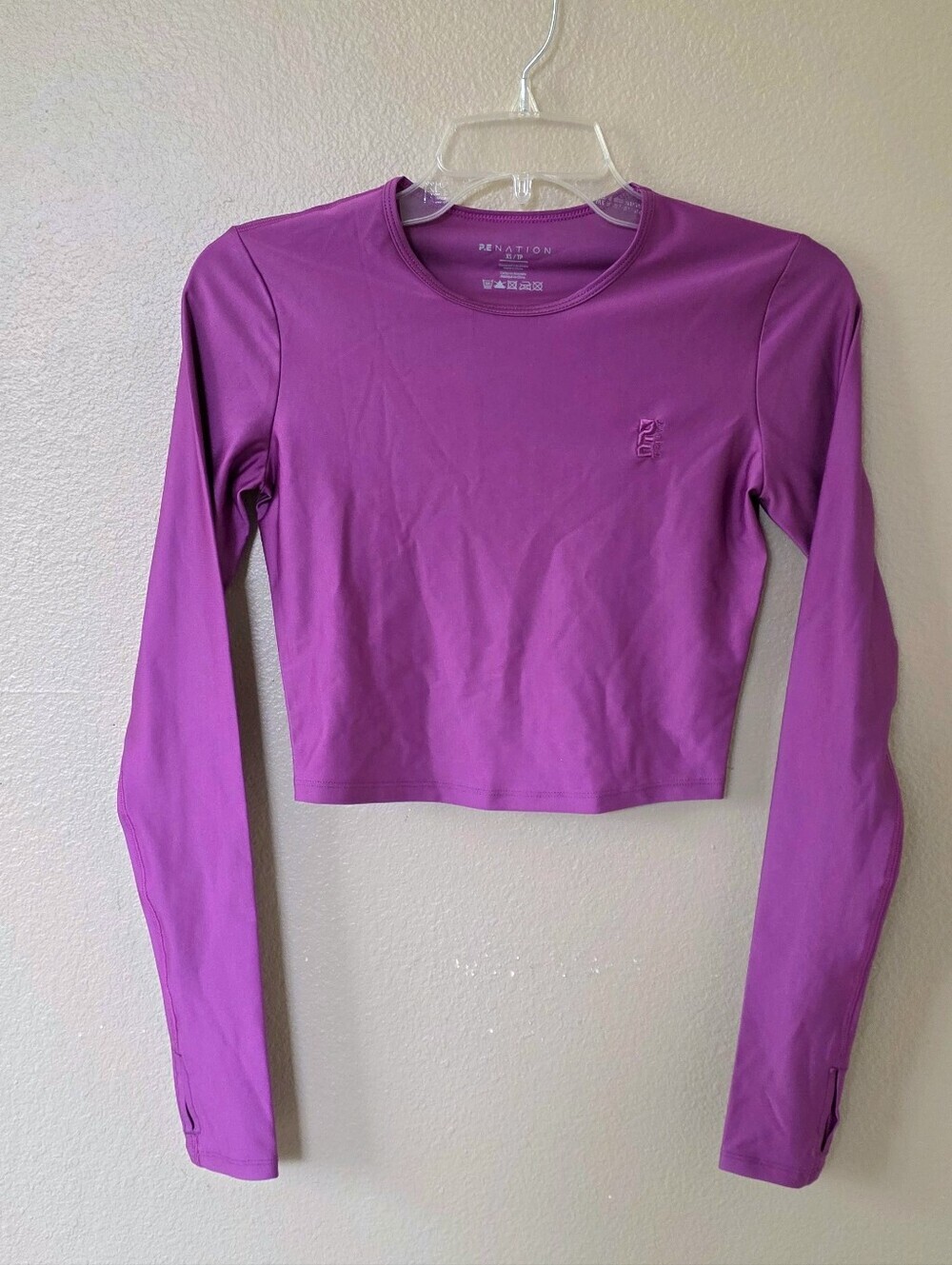 PE Nation Womens Hollyhock Side Switch Long Sleeve Active Top - Size XS